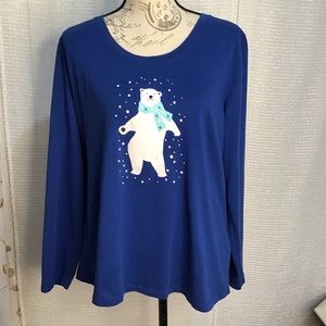 Sleep Sense polar Bear Sleep PJ Shirt